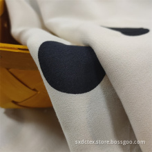Cheap Viscose Rayon Morocain Crepe Dot Printed Fabrics